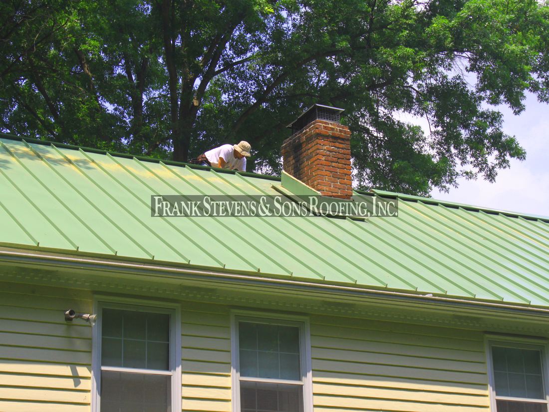 Standing seam metal roof, Goshen NY