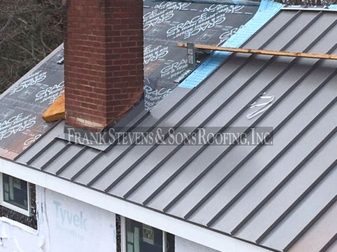 Standing seam metal roof, Hudson Valley NY