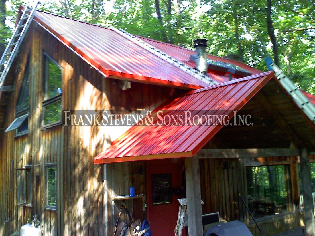 Fabral metal roof installation, Cornwall NY