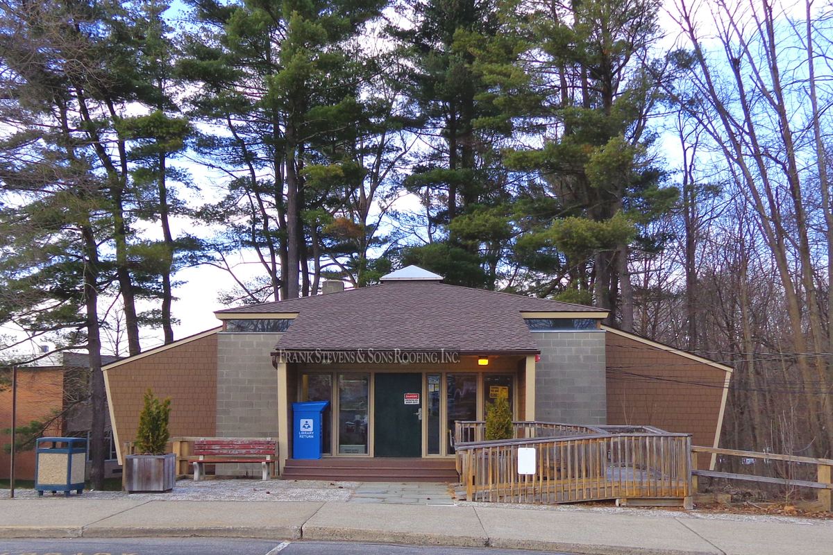 Cornell Library (roof & siding), Central Valley, NY &mdash; roof replacement by Frank Stevens & Sons
