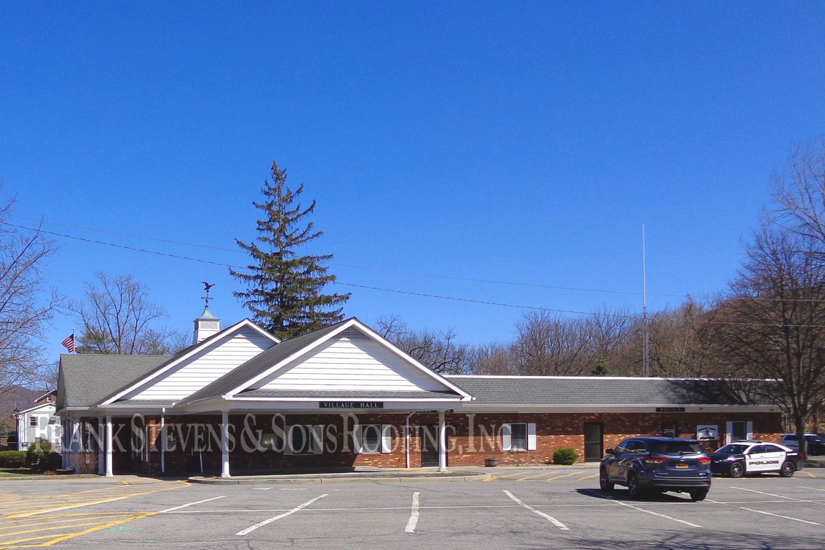 Cornwall-on-Hudson Village Hall, Cornwall-on-Hudson, NY &mdash; roof replacement by Frank Stevens & Sons