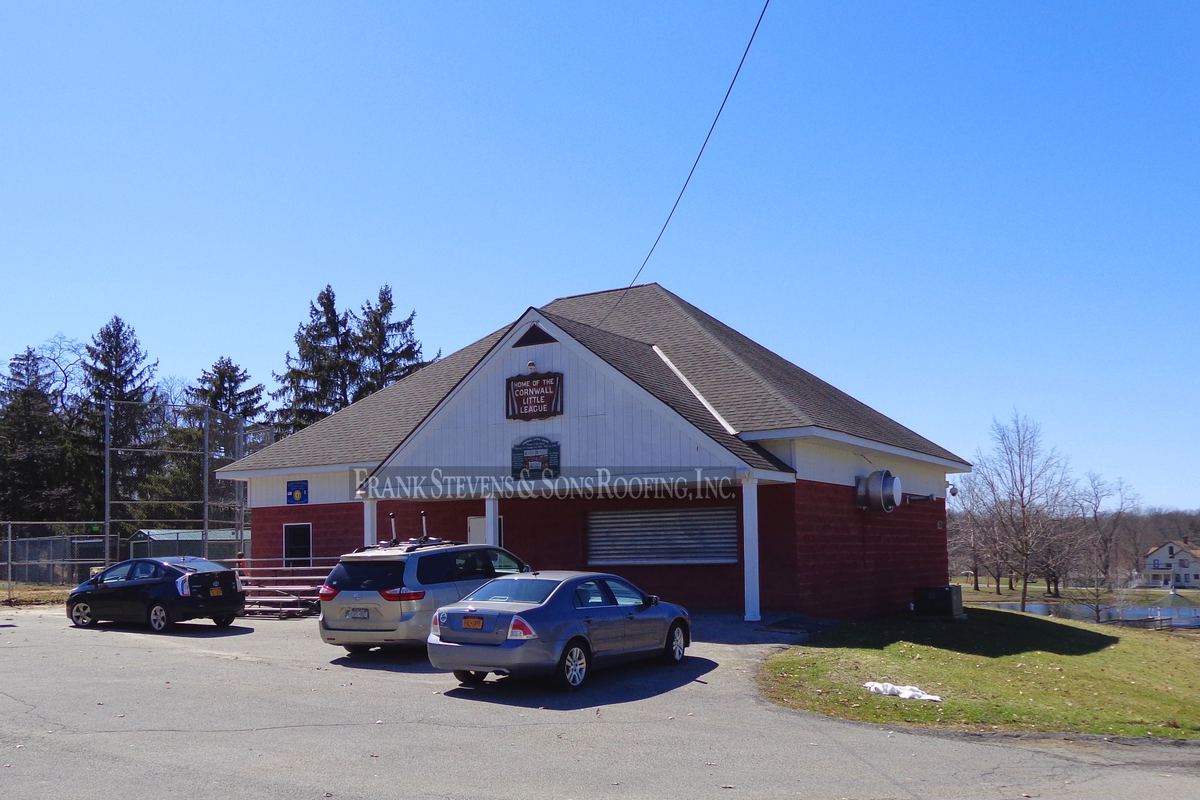 Cornwall Little League Concession Stand, Cornwall, NY &mdash; roof replacement by Frank Stevens & Sons