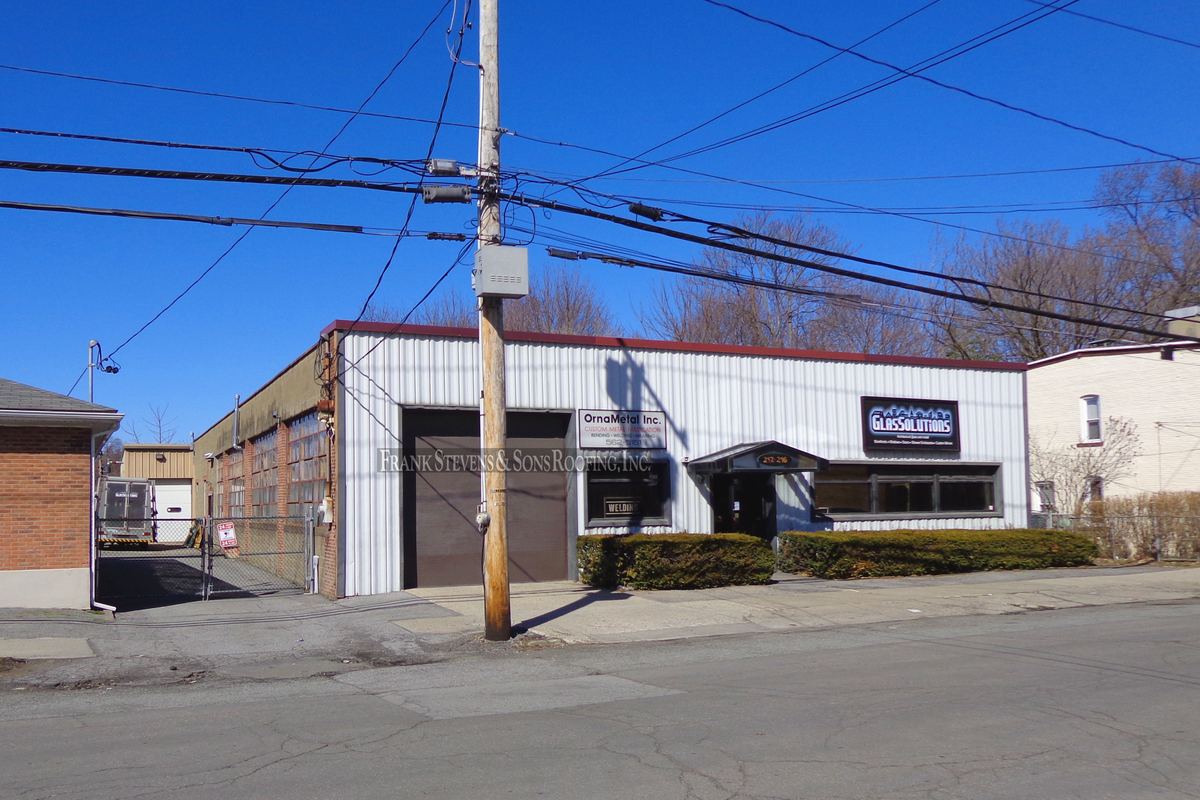 Commercial Building, Newburgh, NY &mdash; roof replacement by Frank Stevens & Sons