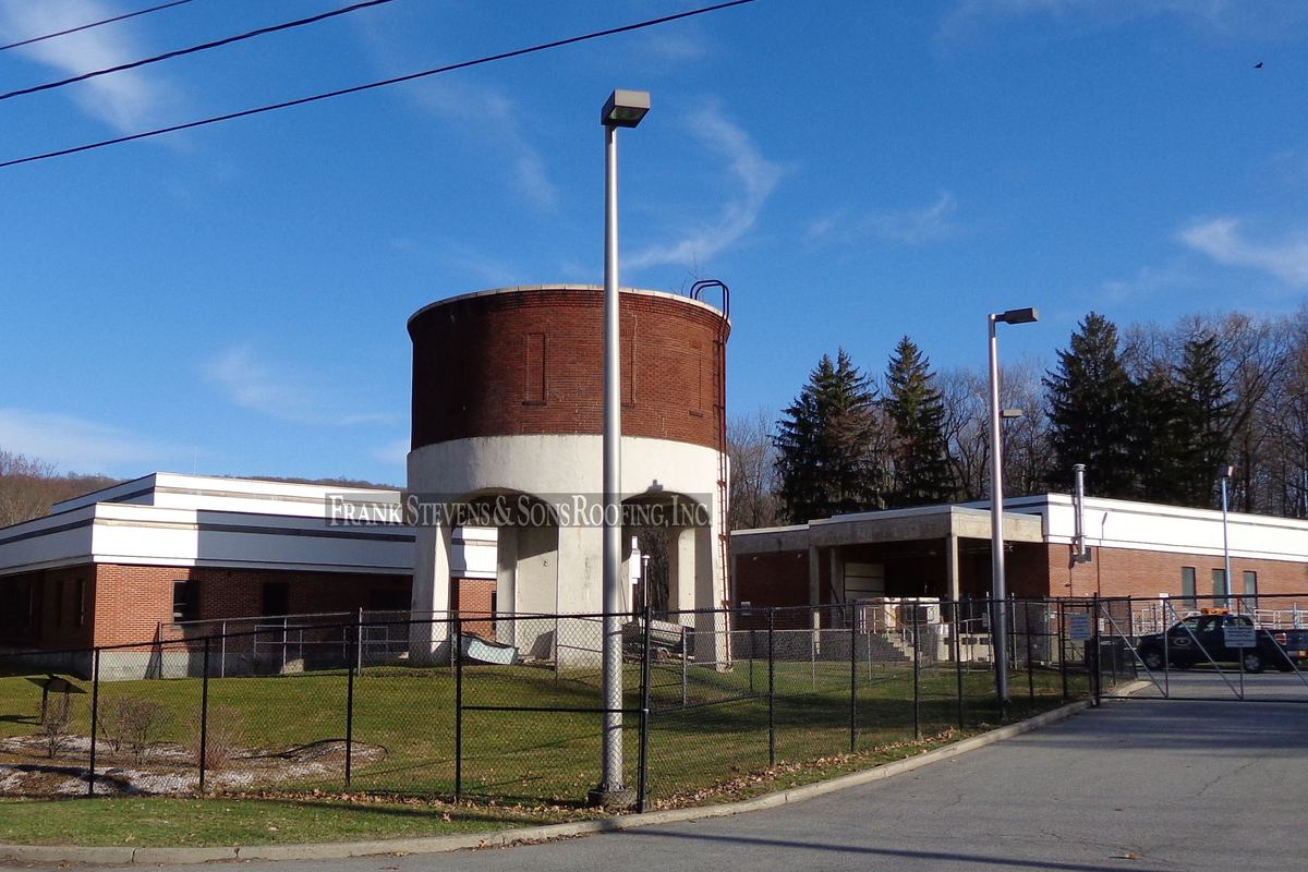 City of Newburgh Water Filtration Plant, Newburgh, NY &mdash; roof replacement by Frank Stevens & Sons