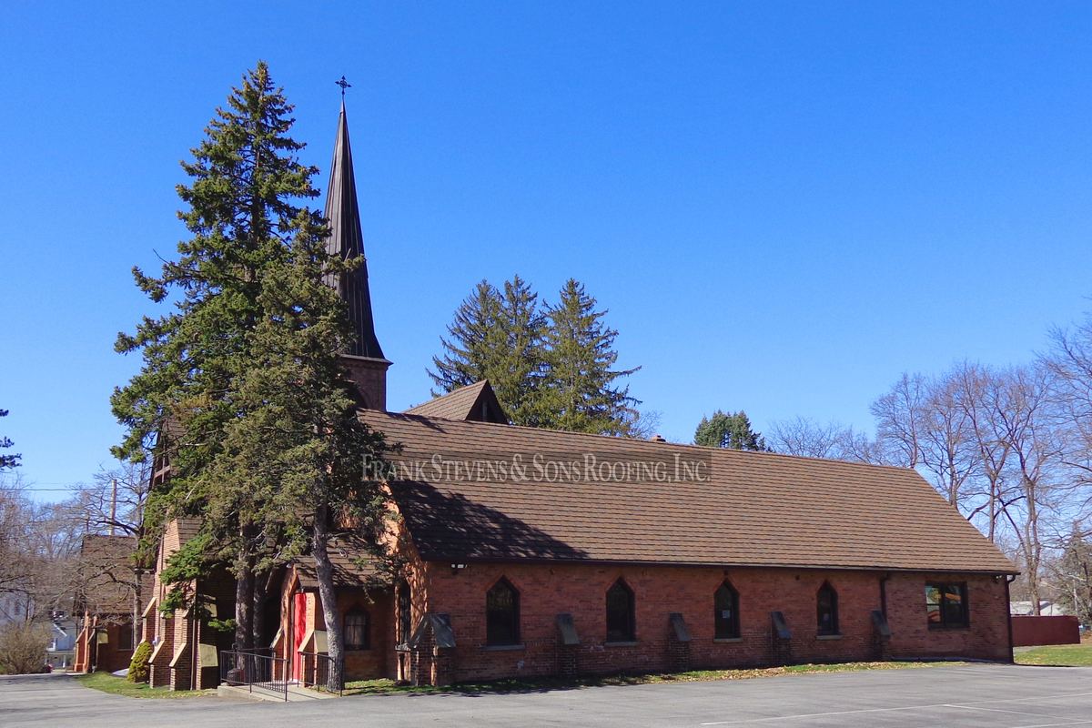 St. John's Church Parish Hall, Cornwall, NY &mdash; roof replacement by Frank Stevens & Sons