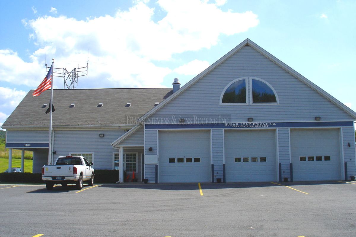 Sugar Loaf Engine and Hose, Chester, NY &mdash; roof replacement by Frank Stevens & Sons