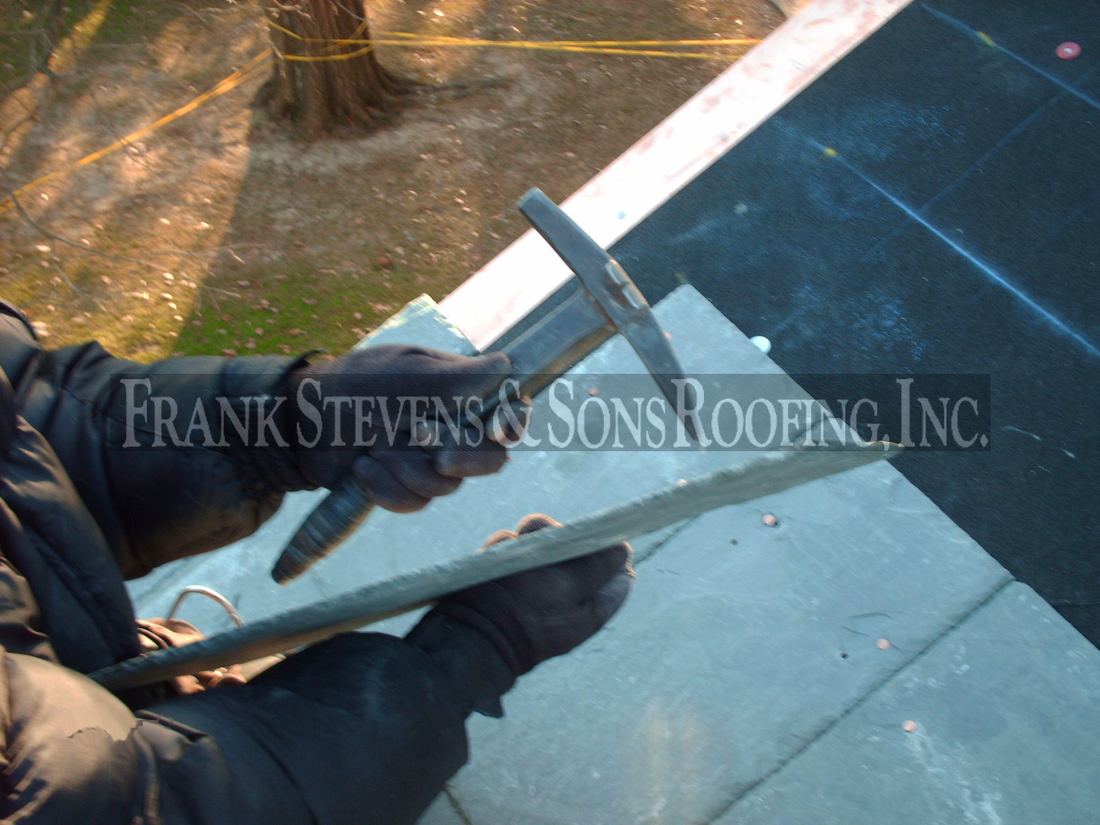 Slate roof installation, Newburgh NY