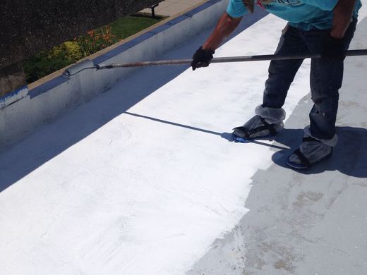Commercial flat roof replacement