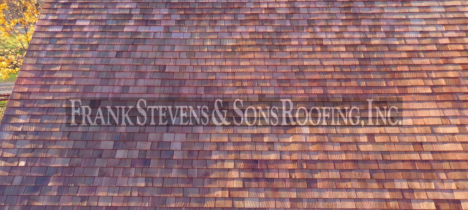 Cedar shake roof installed in Orange County, New York