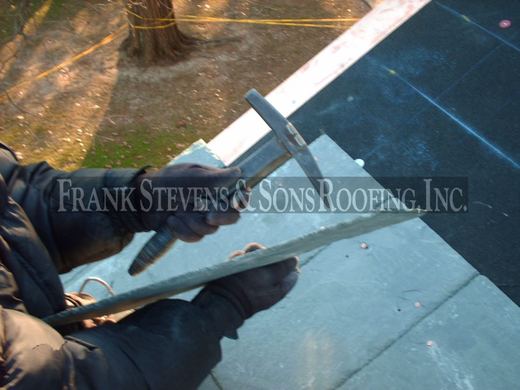 Slate roof installation, Newburgh NY